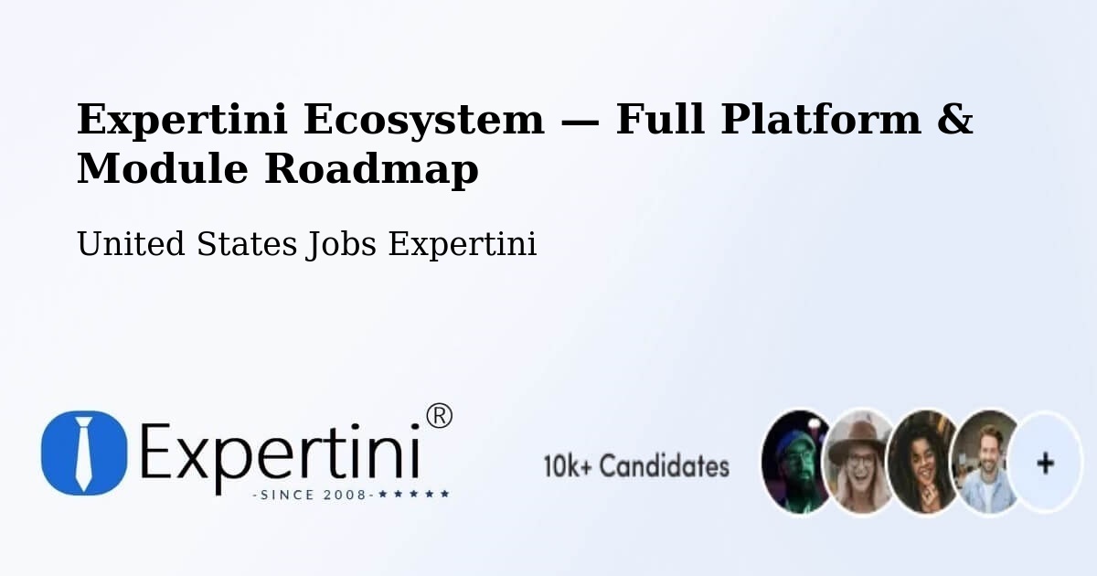 Expertini Ecosystem — Full Platform & Module Roadmap – Mentor